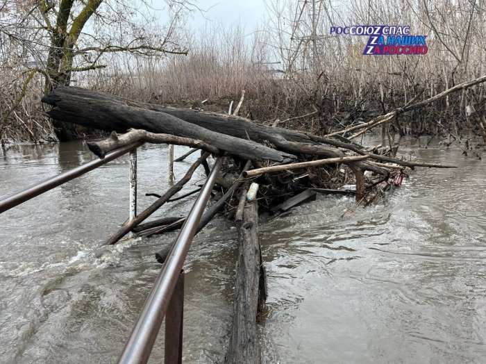 Ульяновские спасатели ликвидировали новый затор на реке Сельдь